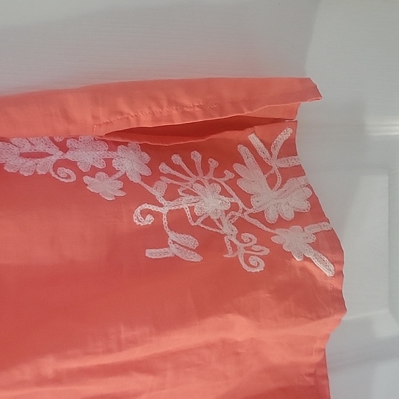 Adorable embroidered short summer dress size l. - Picture 7 of 7